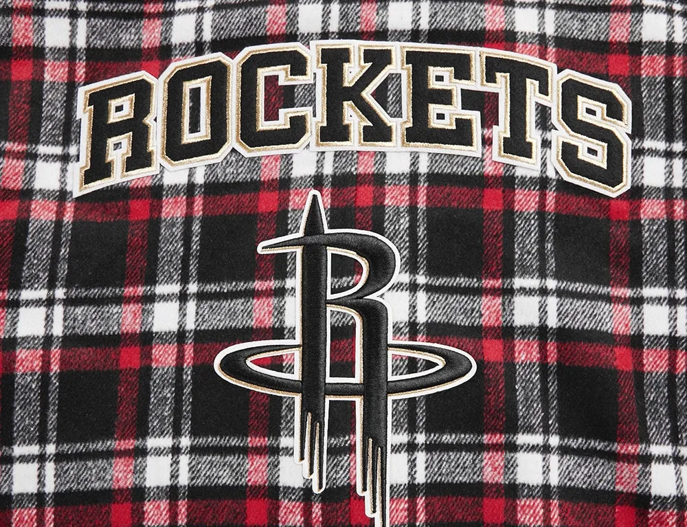 Women's Houston Rockets Pro Standard Plaid Button-Up Jacket