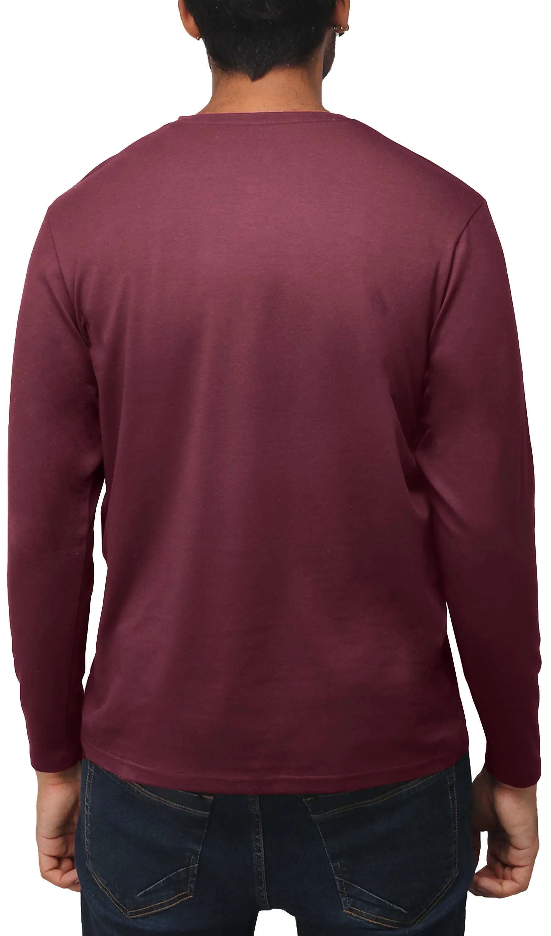 X RAY Men's Classic Long Sleeve Henley T-Shirt