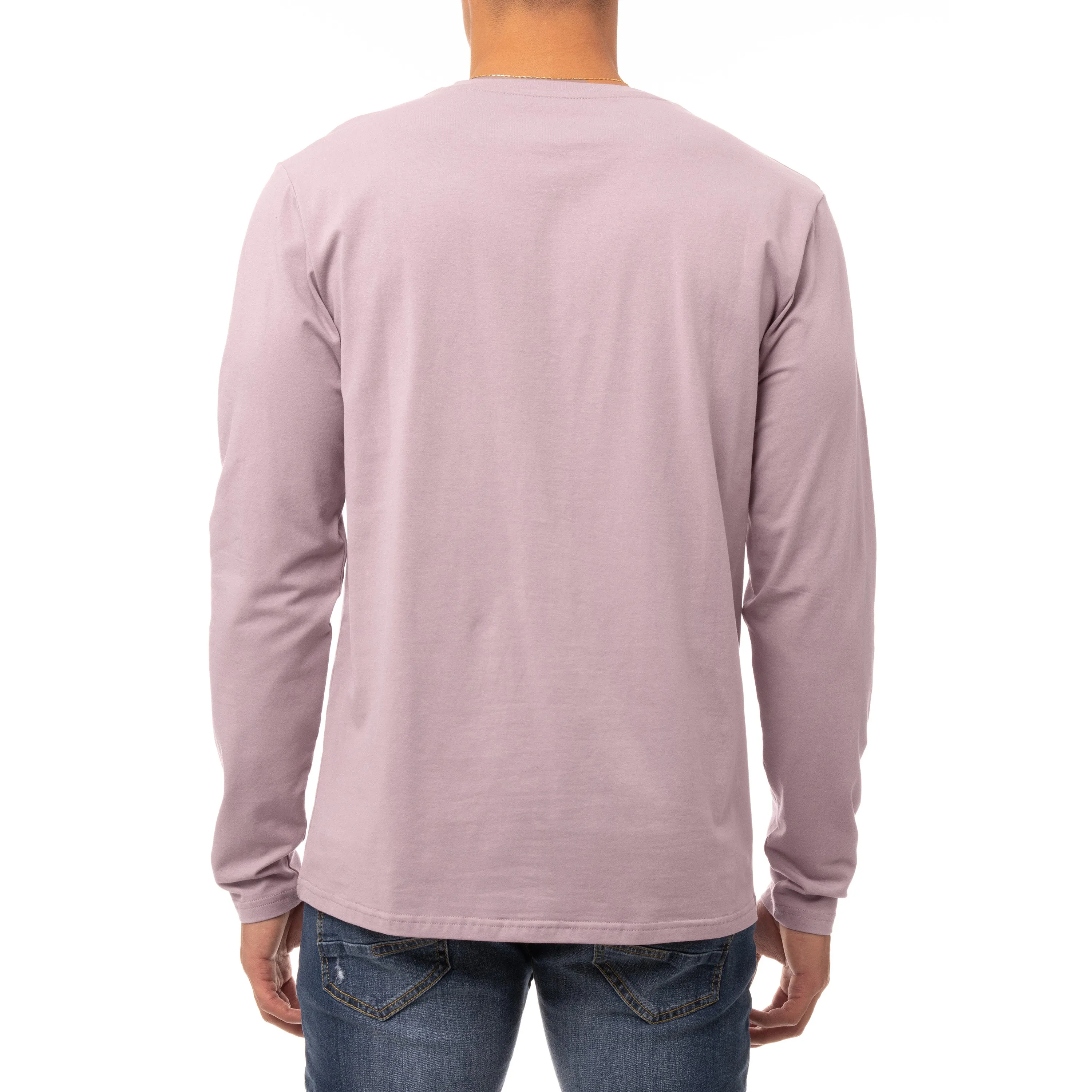 X RAY Men's Classic Long Sleeve Henley T-Shirt