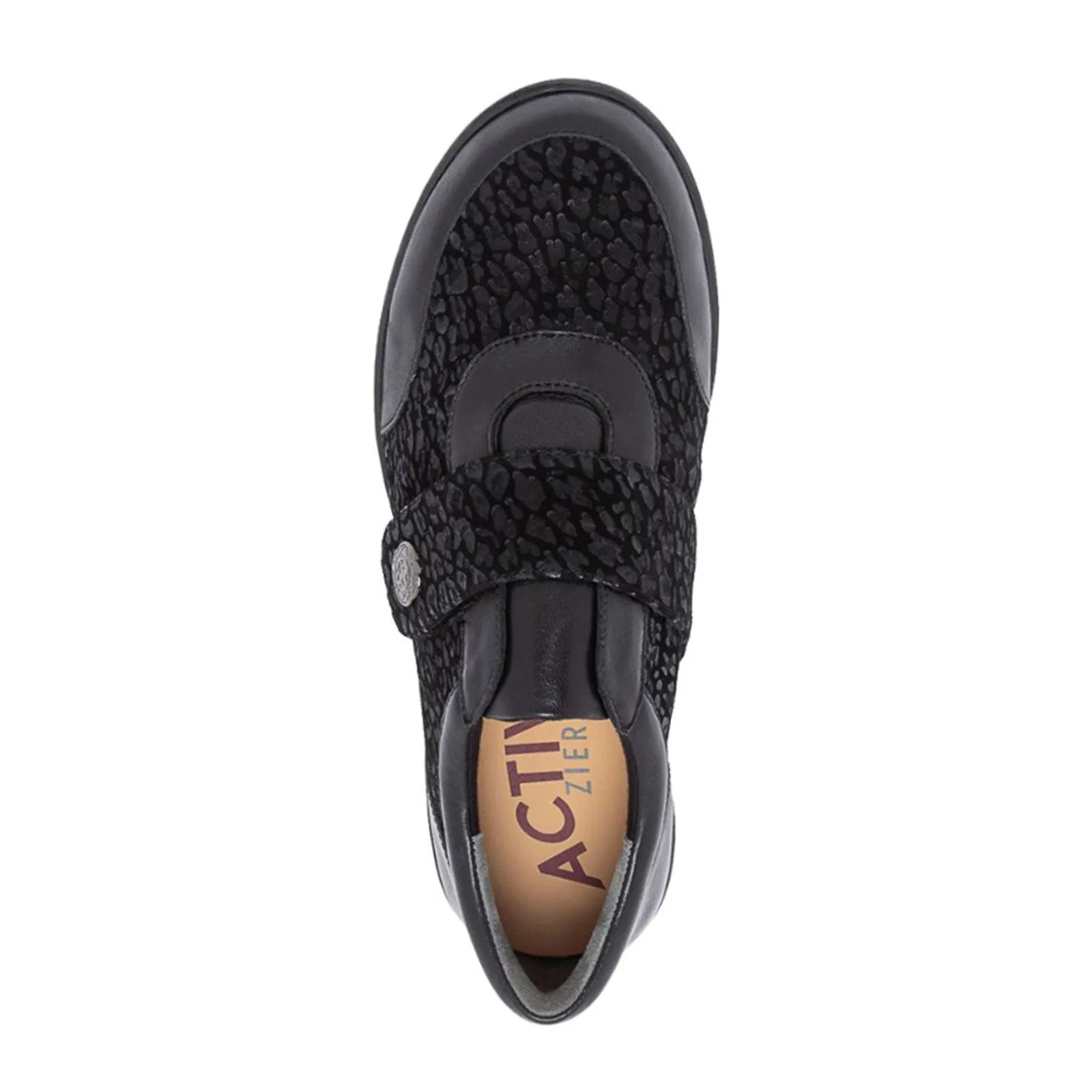 Ziera Nicky Slip On (Women) - Black Leopard Multi Leather